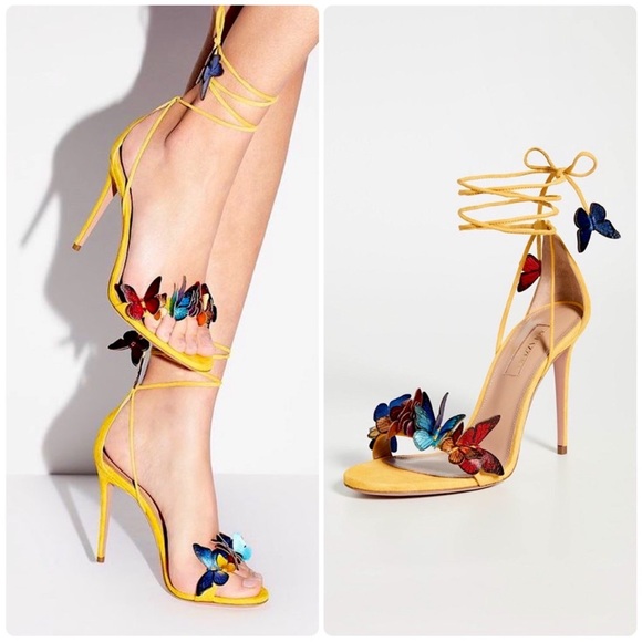 Aquazzura Shoes - Aquazzura 105mm Papillon Sandals $995 38.5